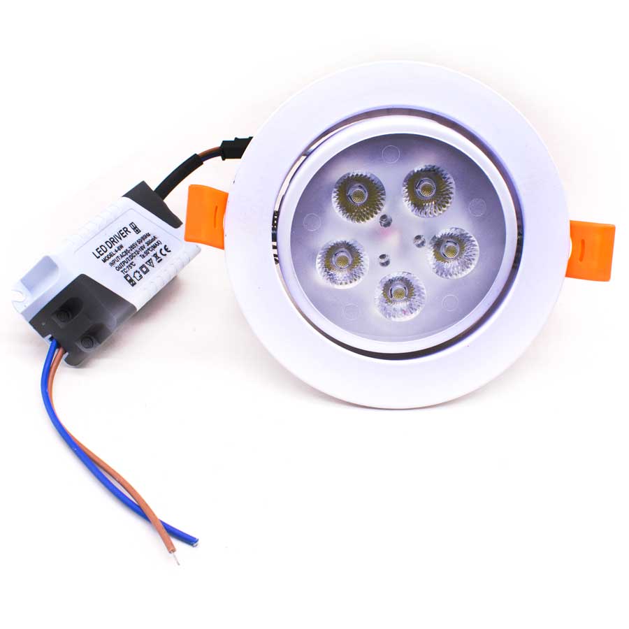 SPOT LED ARTICULADO 5W 10.5CM BLANCO LH-1906