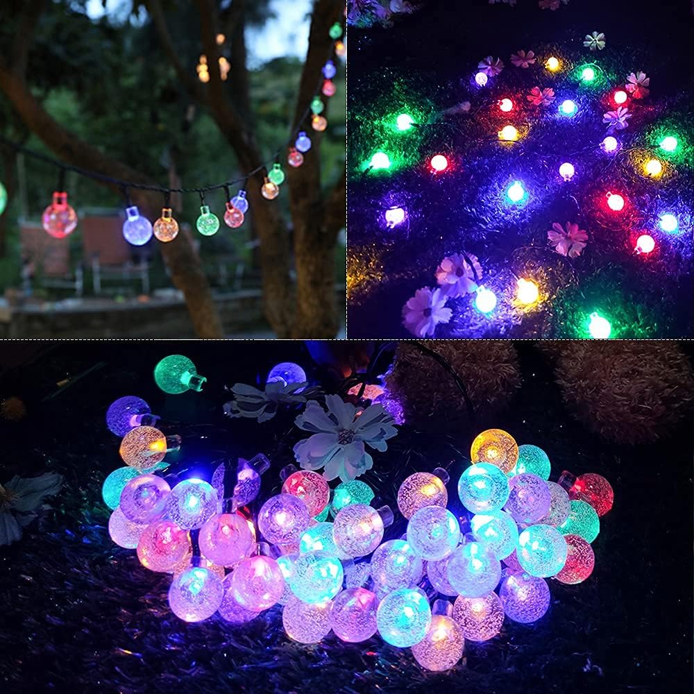 Bolas de Navidad RGB 11M 60 LEDs 8 Modos Impermeables