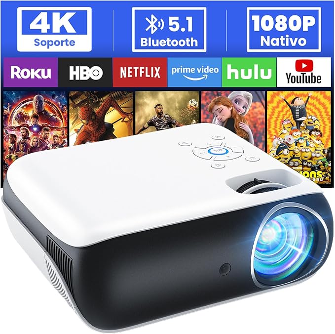 Mini Proyector Portátil con Bluetooth