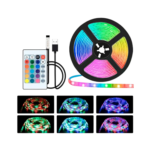 Tira de luces LED con USB 2m