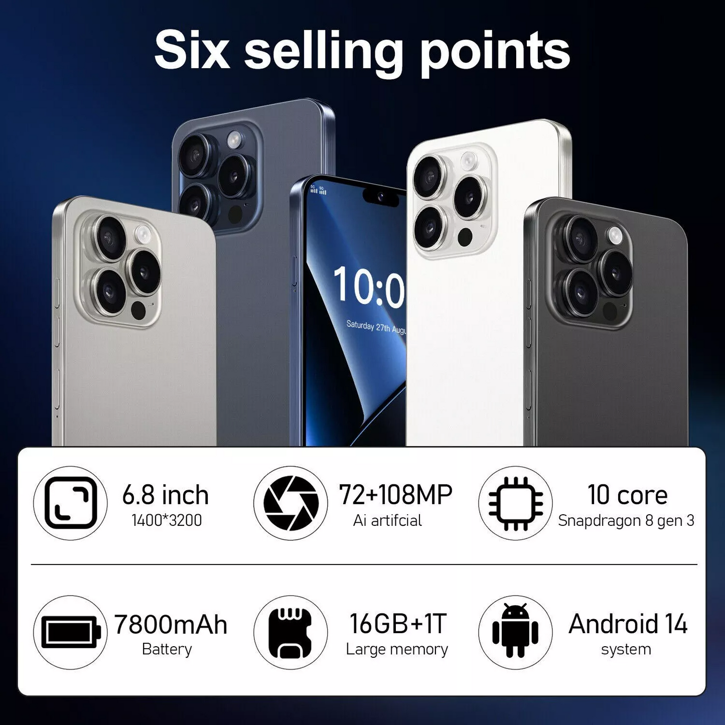 Móvil I15 Pro MAX