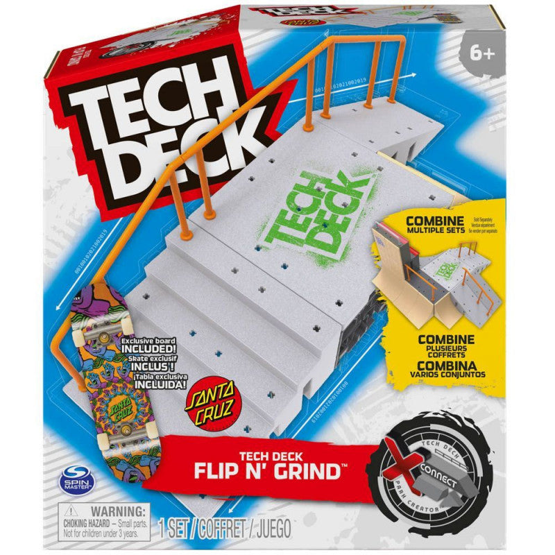 Tech Deck Flip N' Grind Juego de Rampas Personalizable