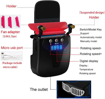 GVWSGVD Ventilador De Vacío De Enfriamiento para Computadora Portátil