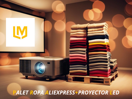 Palet ropa Aliexpress+proyector