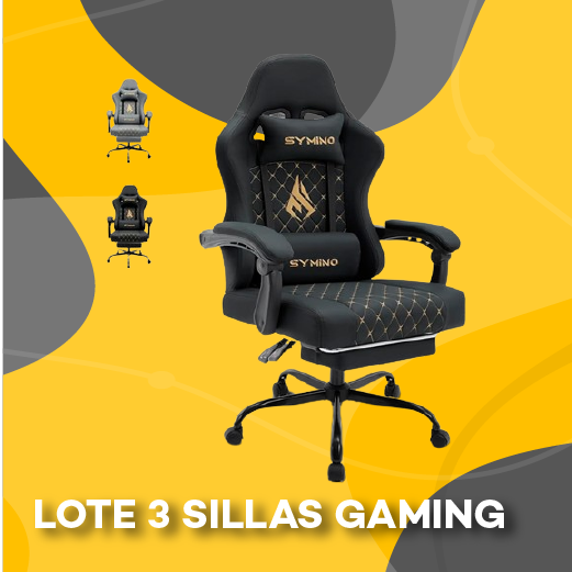 Symino silla gaming FZ-01 Negro