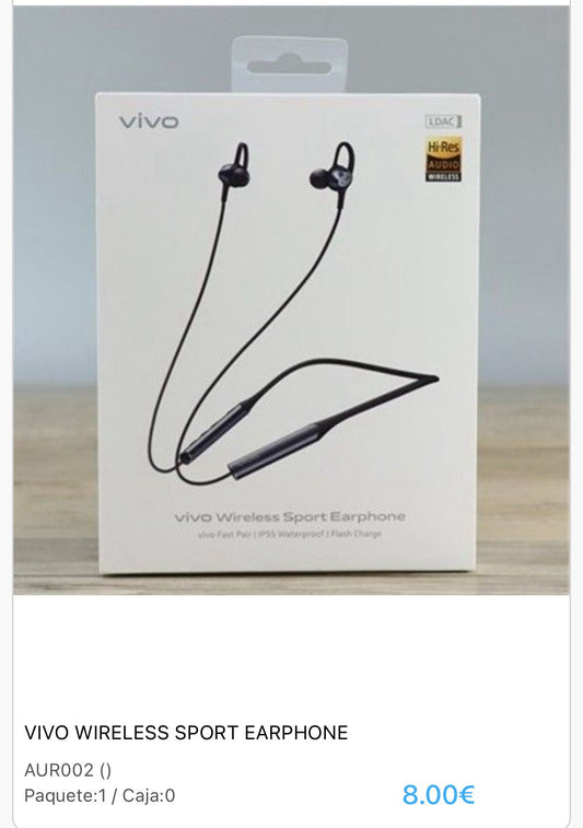 Auriculares Vivo Wireless Sport
