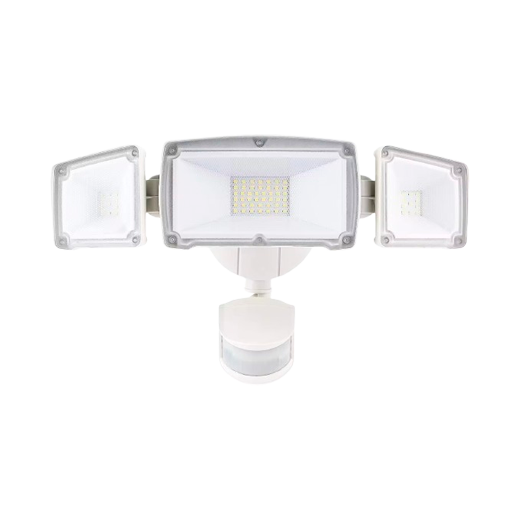 Luces de seguridad LED de 3 cabezales